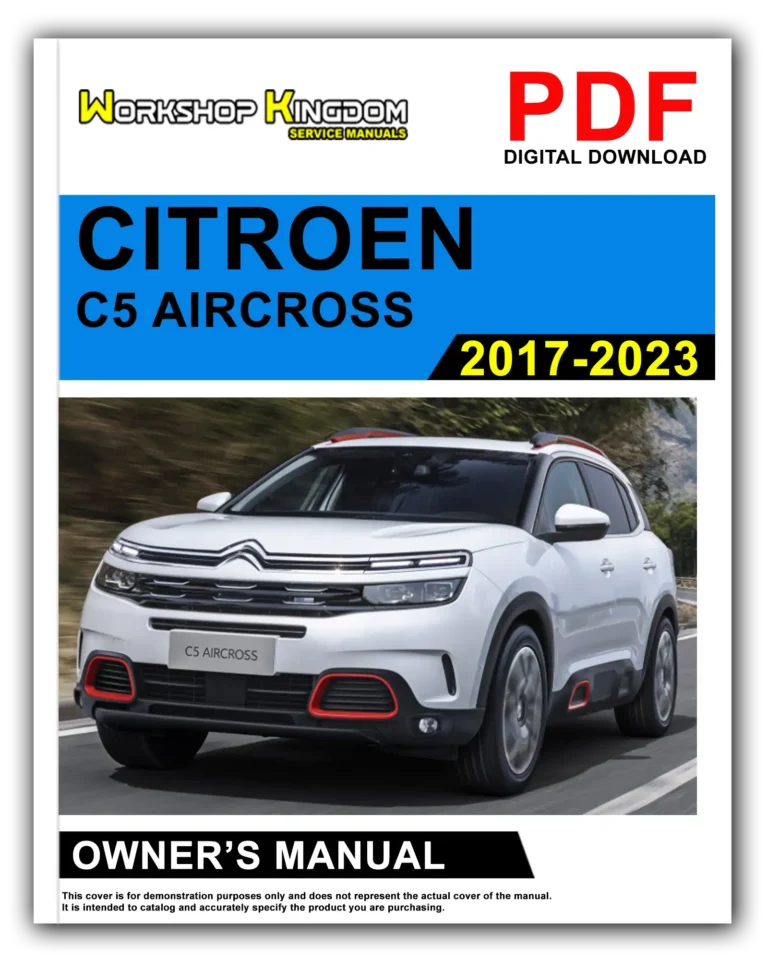 CITROEN C5 AIRCROSS (2017-2023) Owner’s Manual – English – PDF Download