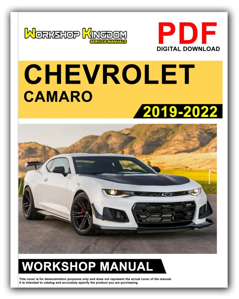CHEVROLET CAMARO (2019-2022) Workshop Repair Service Manual – English – PDF Download