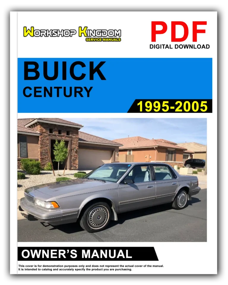 BUICK CENTURY (1995-2005) Owner’s Manual – English – PDF Download