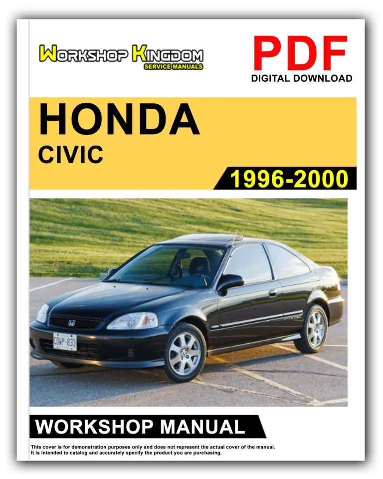 HONDA CIVIC (1996-2000) Workshop Repair Service Manual – English – PDF Download