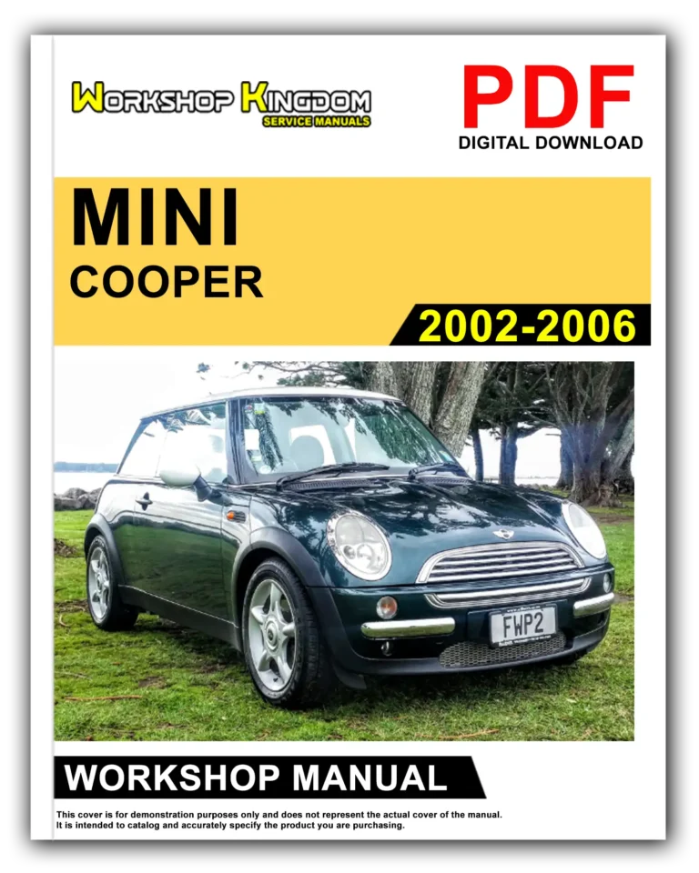 MINI COOPER (2002-2006) Workshop Repair Service Manual – English – PDF Download