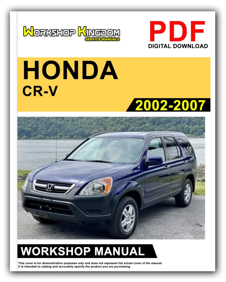 HONDA CR-V (2002-2007) Workshop Repair Service Manual – English – PDF Download