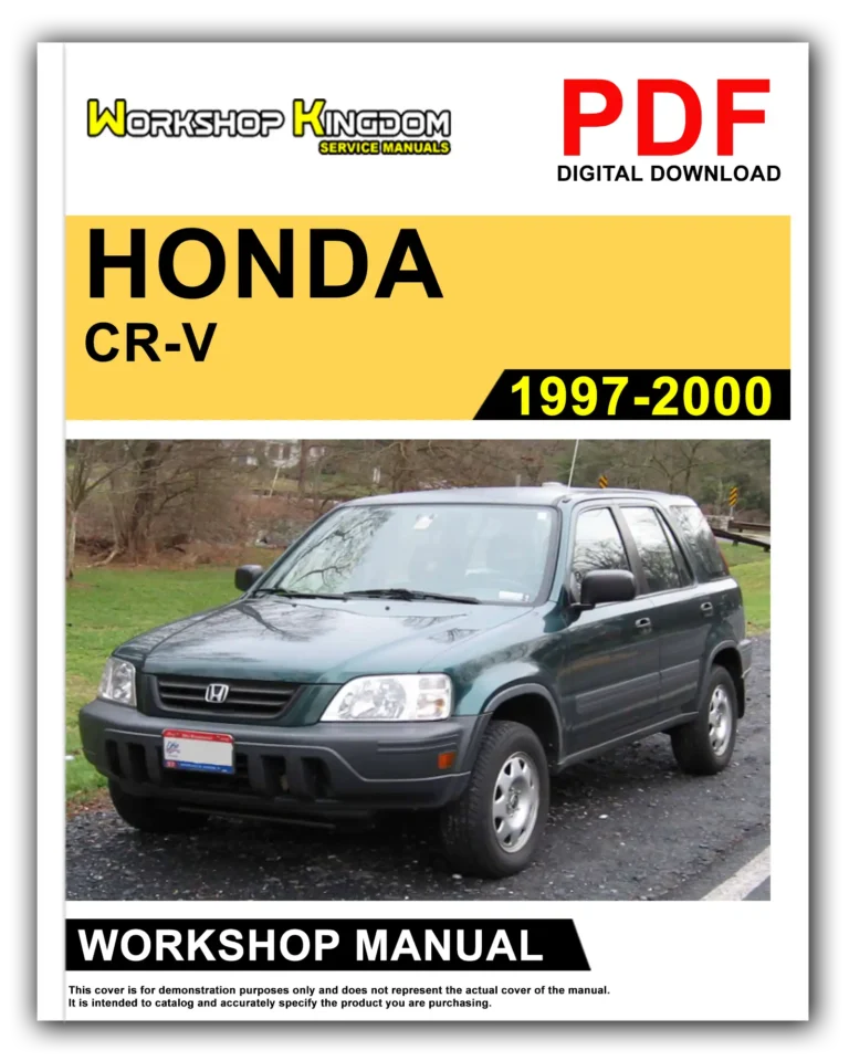 HONDA CR-V (1997-2000) Workshop Repair Service Manual – English – PDF Download