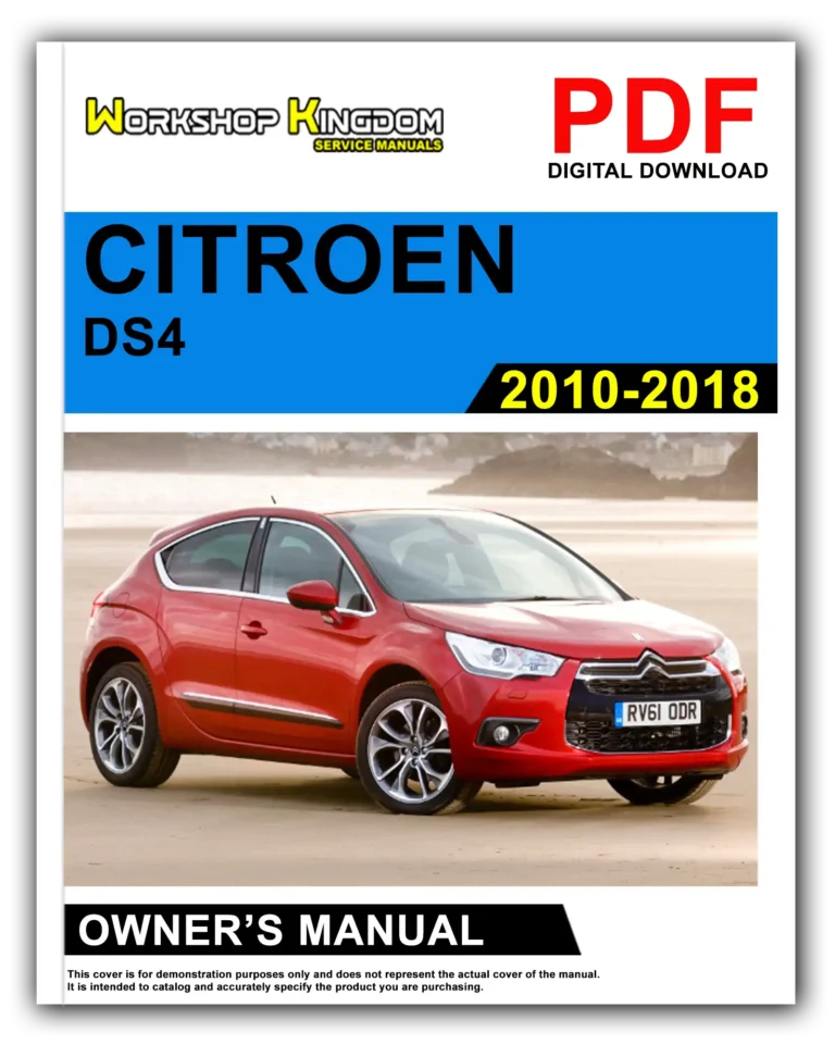 CITROEN DS4 (2010-2018) Owner’s Manual – English – PDF Download