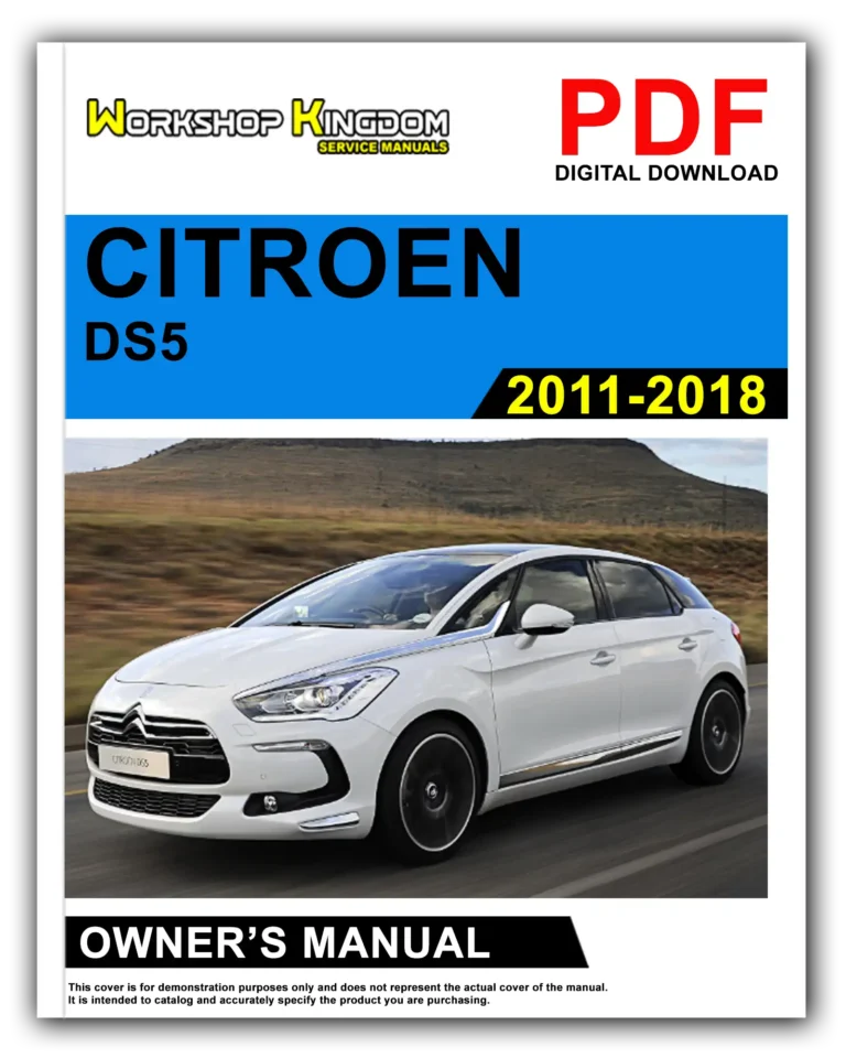 CITROEN DS5 (2011-2018) Owner’s Manual – English – PDF Download