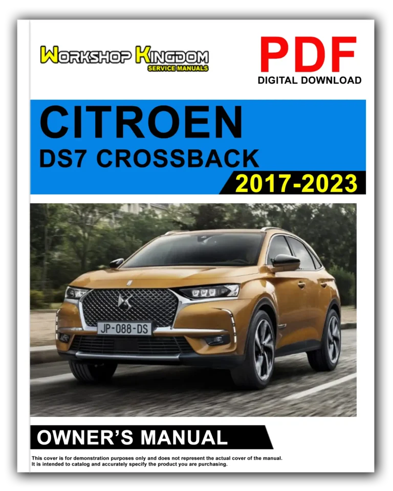 CITROEN DS7 CROSSBACK (2017-2023) Owner’s Manual – English – PDF Download