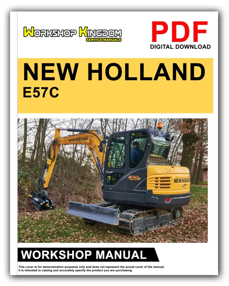 NEW HOLLAND E57C Workshop Repair Service Manual – English – PDF Download