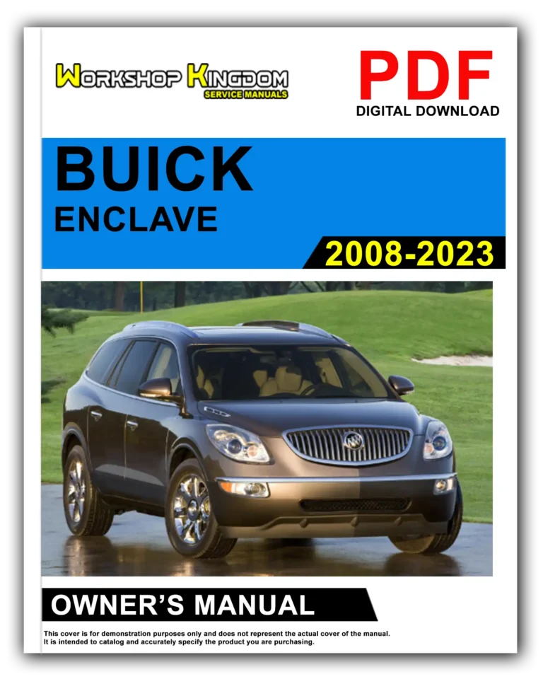 BUICK ENCLAVE (2008-2023) Owner’s Manual – English – PDF Download