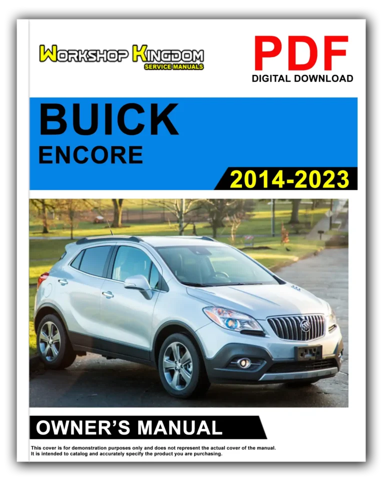 BUICK ENCORE (2014-2023) Owner’s Manual – English – PDF Download