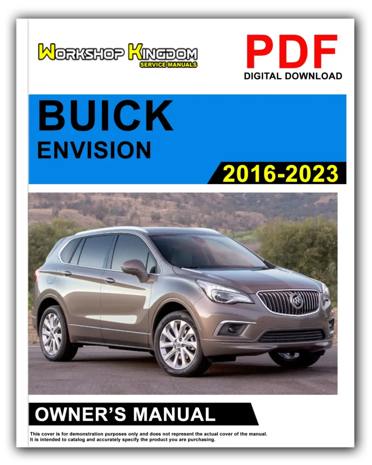 BUICK ENVISION (2016-2023) Owner’s Manual – English – PDF Download