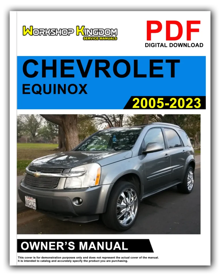 CHEVROLET EQUINOX (2005-2023) Owner’s Manual – English – PDF Download