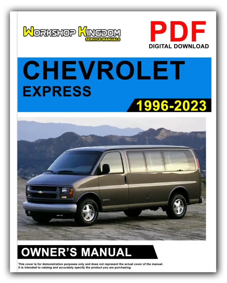 CHEVROLET EXPRESS (1996-2023) Owner’s Manual – English – PDF Download