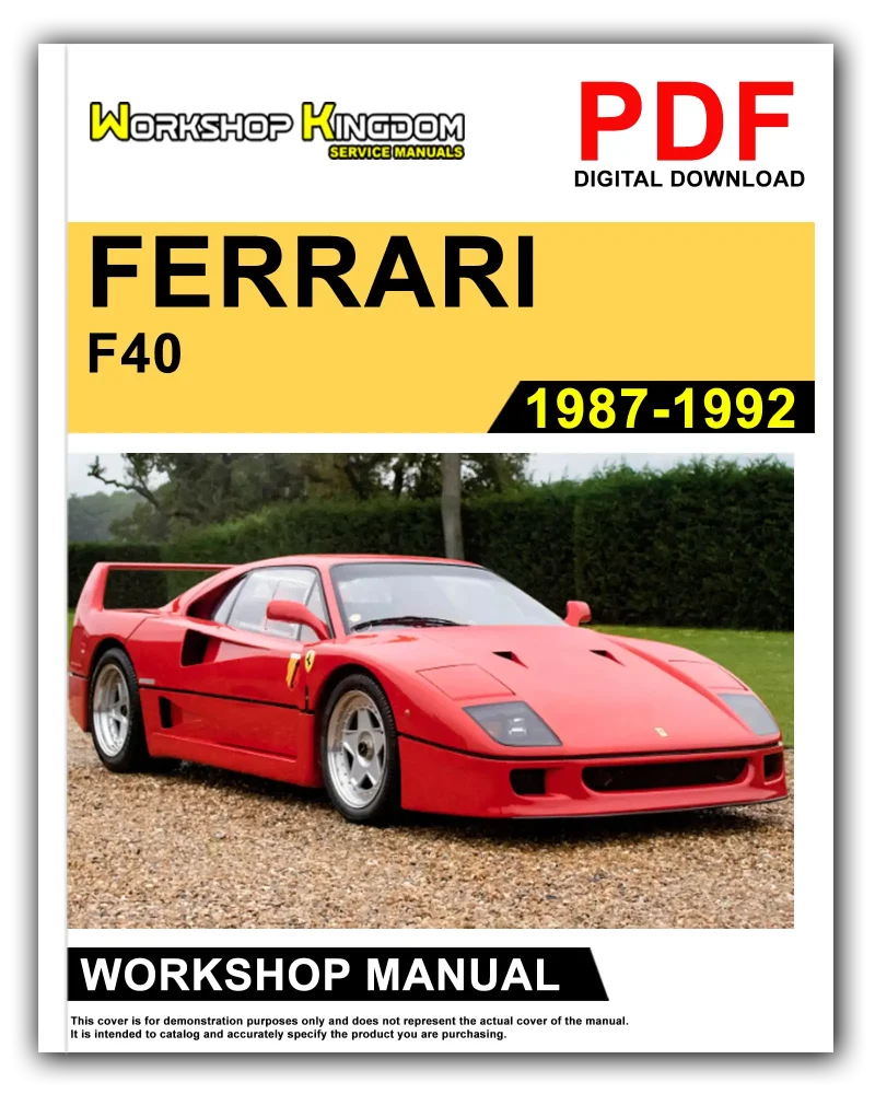FERRARI F40 Workshop Manual