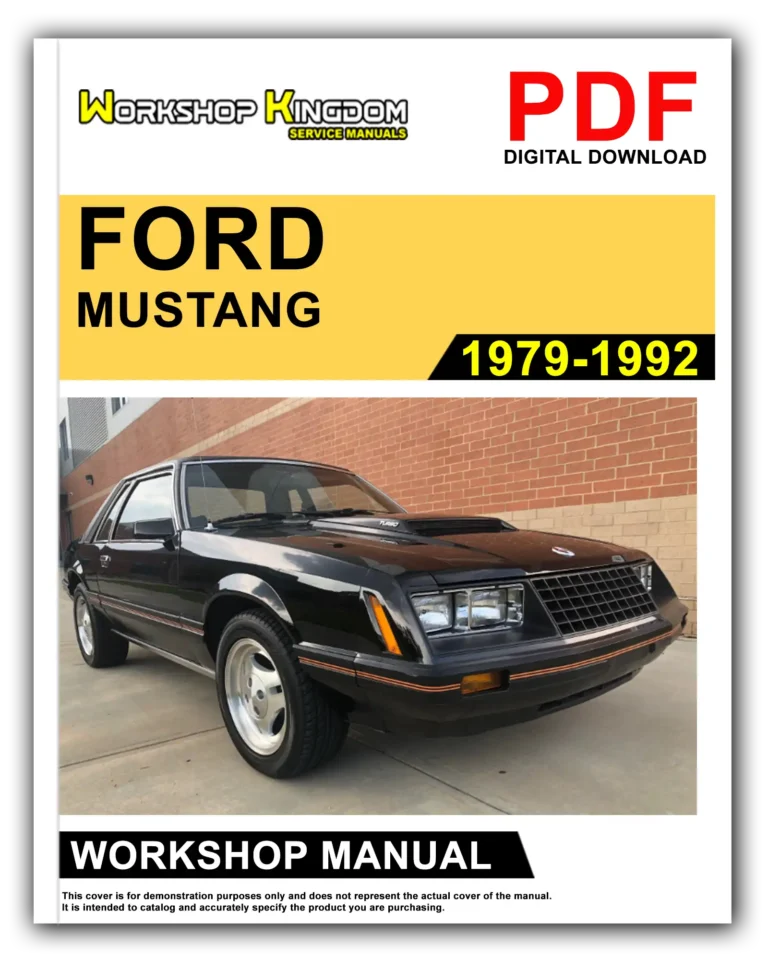 FORD MUSTANG (1979-1992) Workshop Repair Service Manual – English – PDF Download
