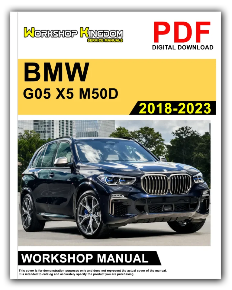 BMW G05 X5 M50D (2018-2023) Workshop Repair Service Manual – English – PDF Download