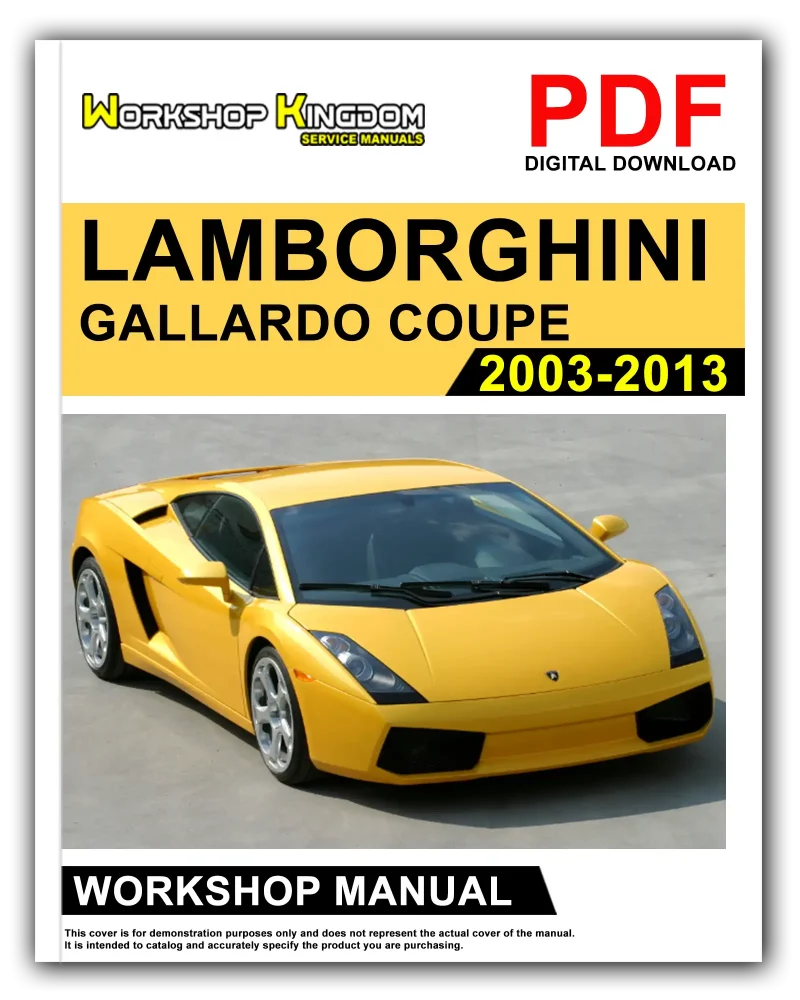 LAMBORGHINI GALLARDO COUPE Workshop Manual