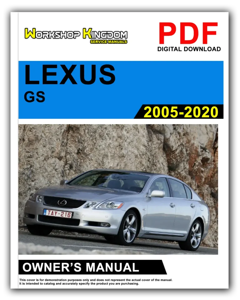 LEXUS GS (2005-2020) Owner’s Manual – English – PDF Download
