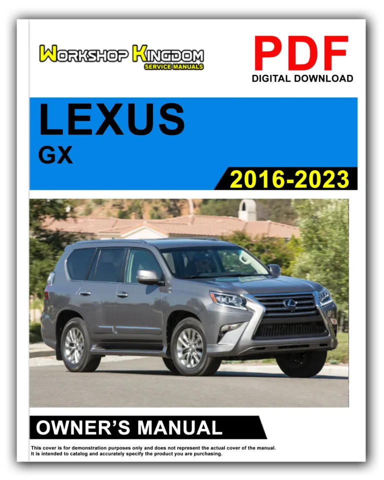 LEXUS GX (2016-2023) Owner’s Manual – English – PDF Download