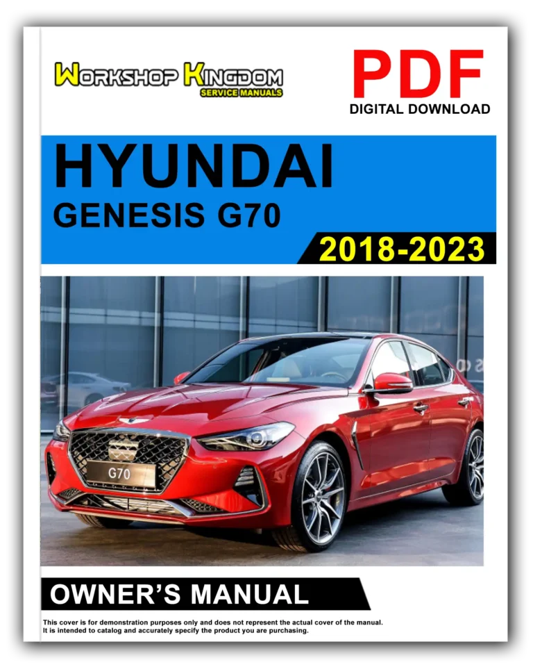 HYUNDAI GENESIS G70 (2018-2023) Owner’s Manual – English – PDF Download