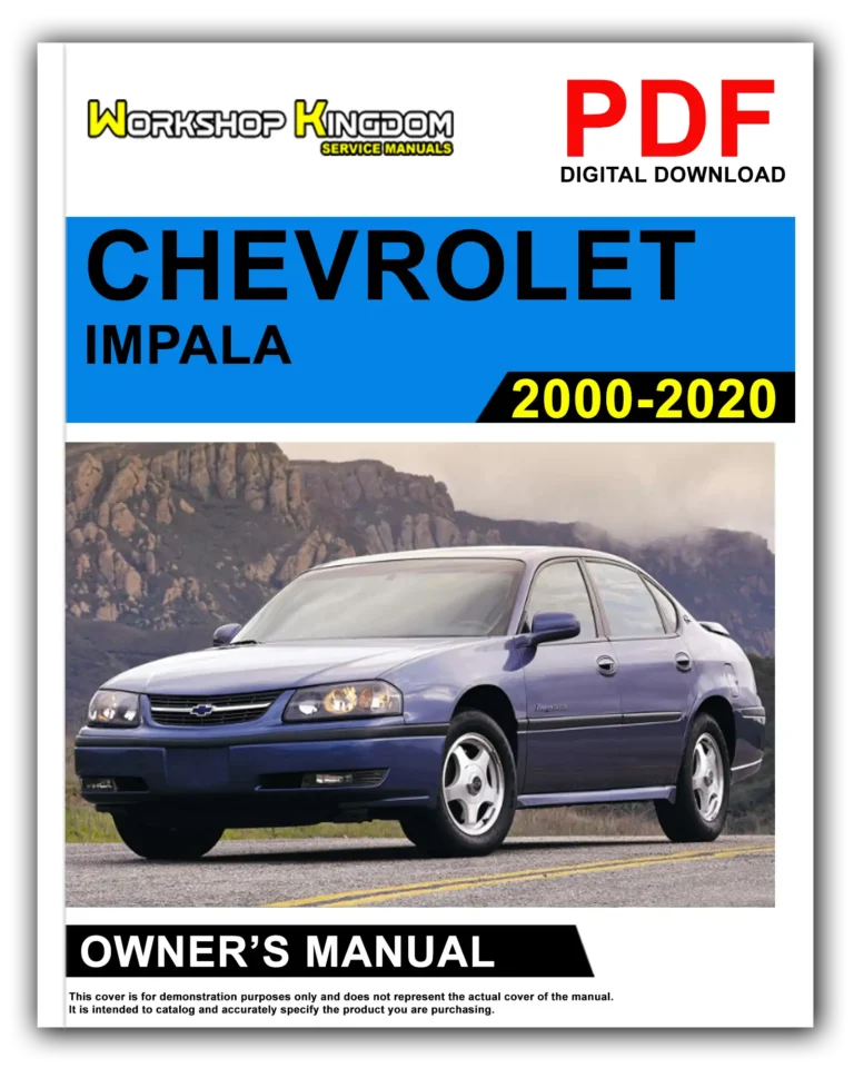 CHEVROLET IMPALA (2000-2020) Owner’s Manual – English – PDF Download