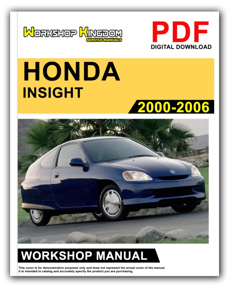 HONDA INSIGHT (2000-2006) Workshop Repair Service Manual – English – PDF Download