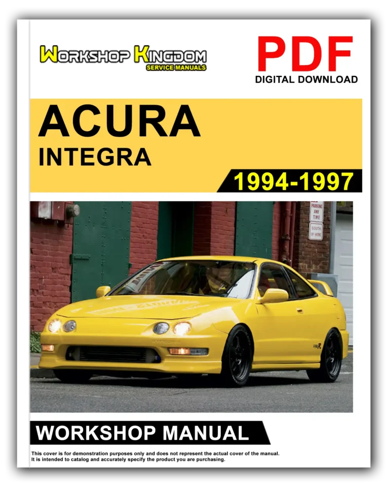 ACURA INTEGRA (1994-1997) Workshop Repair Service Manual – English – PDF Download