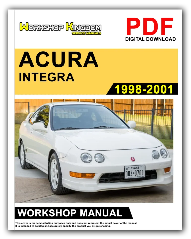 ACURA INTEGRA (1998-2001) Workshop Repair Service Manual – English – PDF Download