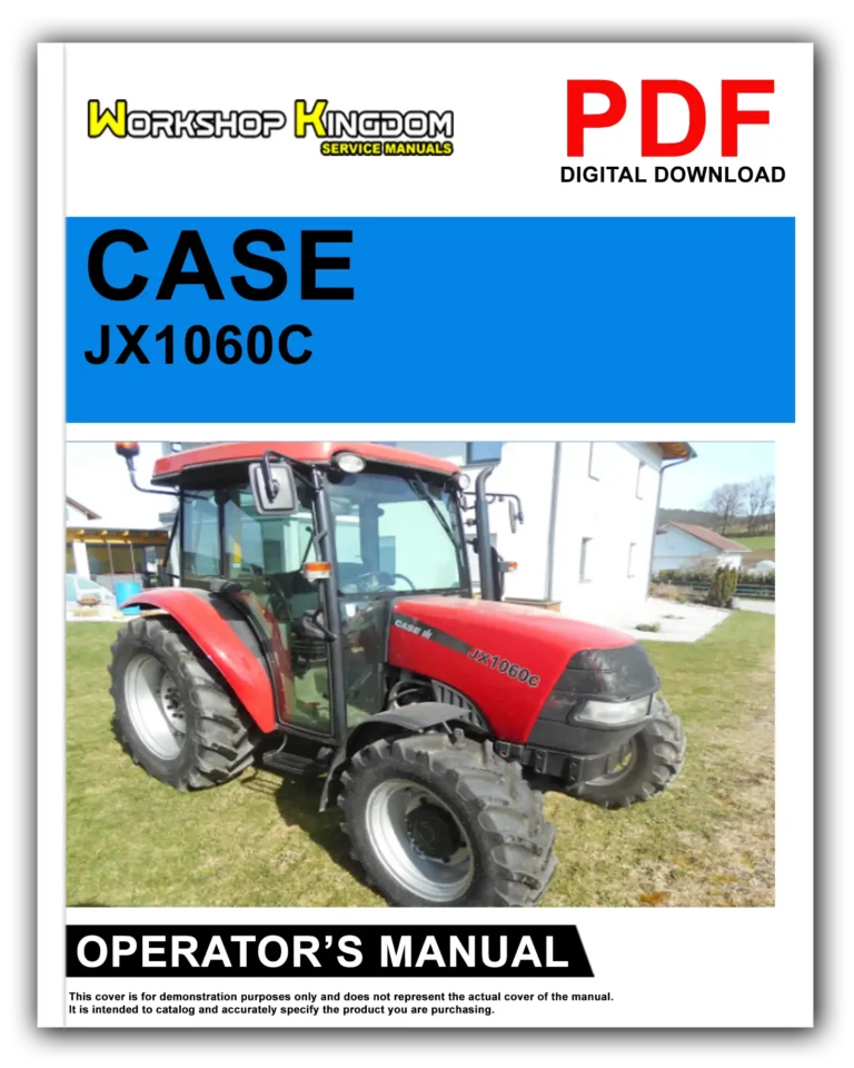 CASE JX1060C JX1070C JX1075C Operator’s Manual – English – PDF Download