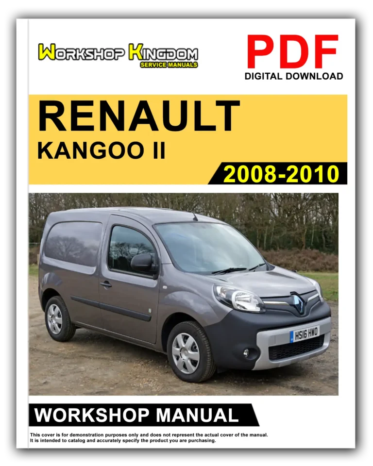 RENAULT KANGOO II (2008-2010) Workshop Repair Service Manual – English – PDF Download