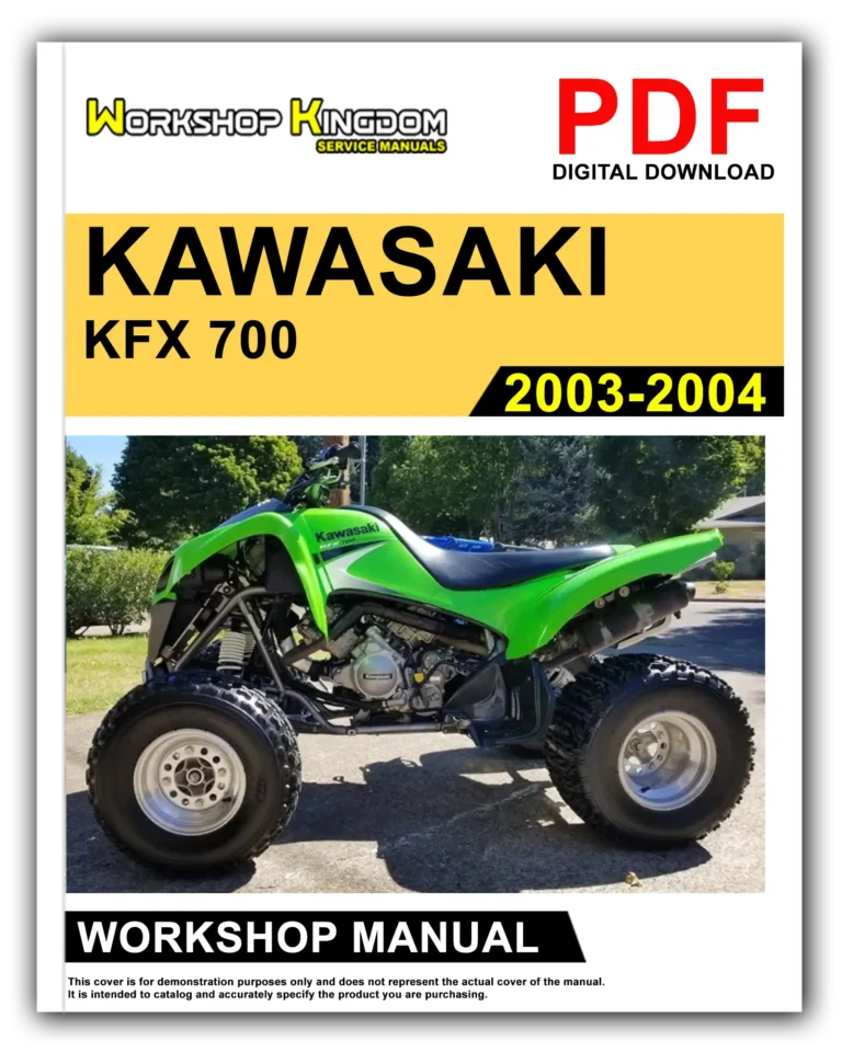 KAWASAKI KFX 700 (2003-2004) Workshop Repair Service Manual – English – PDF Download