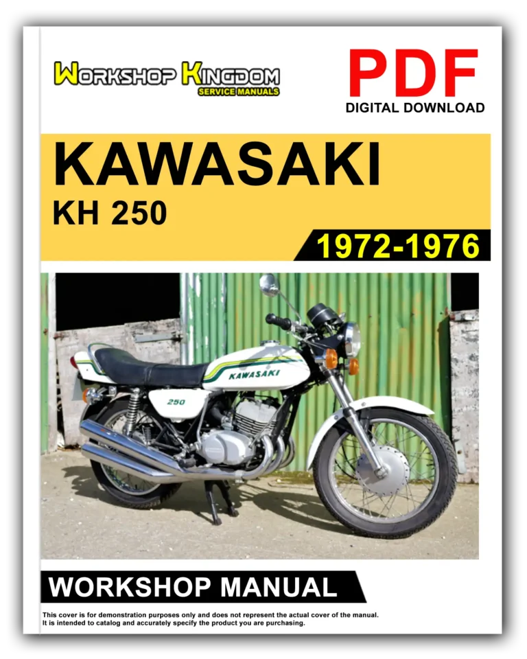 KAWASAKI KH 250 (1972-1976) Workshop Repair Service Manual – English – PDF Download