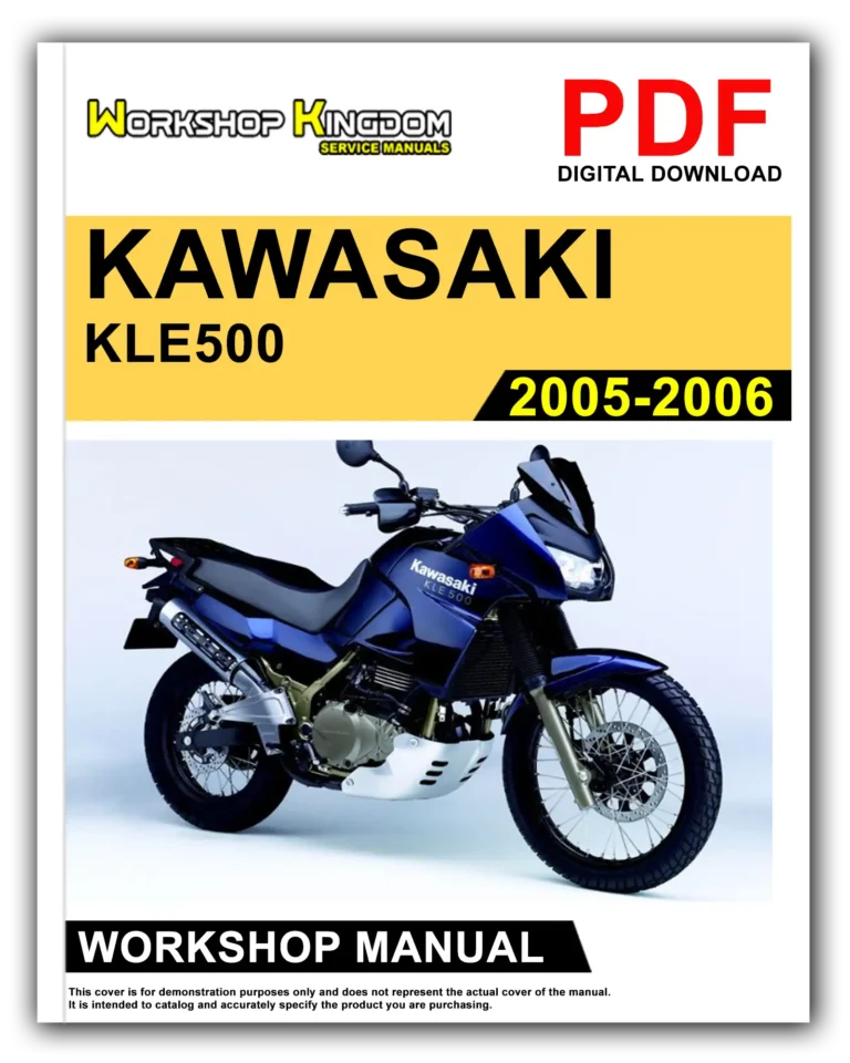 KAWASAKI KLE500 (2005-2006) Workshop Repair Service Manual – English – PDF Download