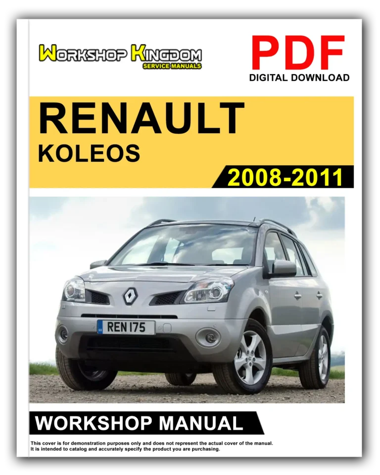 RENAULT KOLEOS (2008-2011) Workshop Repair Service Manual – English – PDF Download