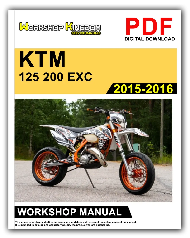 KTM 125 200 EXC Workshop Manual
