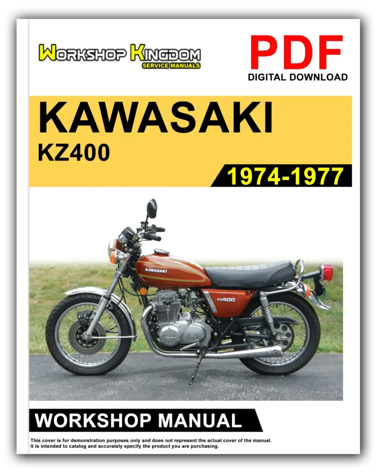KAWASAKI KZ400 (1974-1977) Workshop Repair Service Manual – English – PDF Download