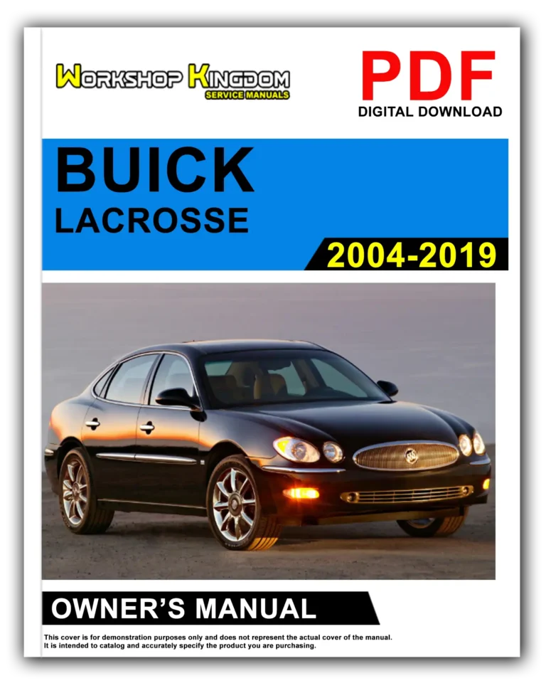 BUICK LACROSSE (2004-2019) Owner’s Manual – English – PDF Download