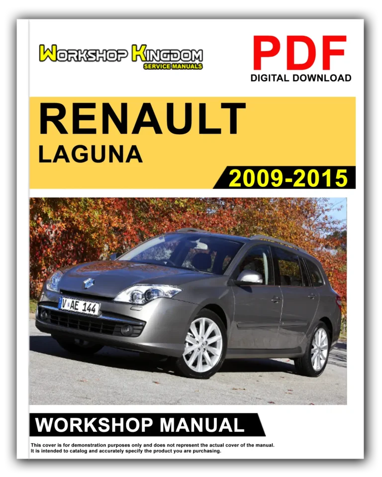 RENAULT LAGUNA (2009-2015) Workshop Repair Service Manual – English – PDF Download