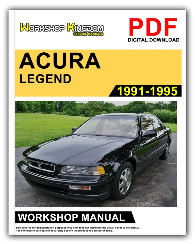 ACURA LEGEND (1991-1995) Workshop Repair Service Manual – English – PDF Download