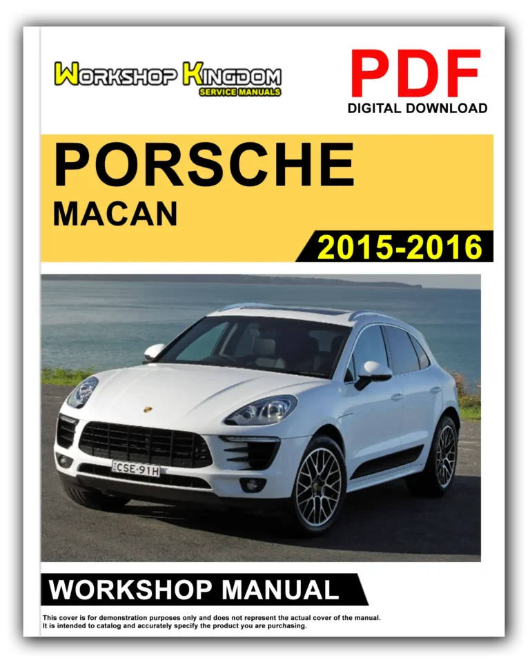 PORSCHE MACAN (2015-2016) Workshop Repair Service Manual – English – PDF Download