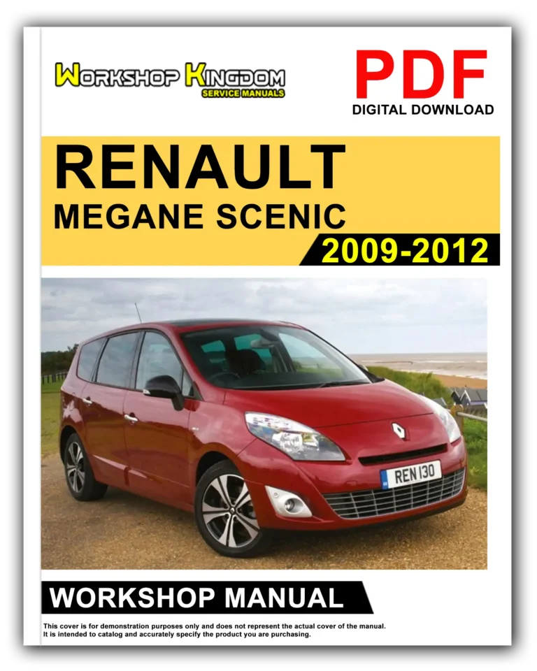 RENAULT MEGANE SCENIC (2009-2012) Workshop Repair Service Manual – English – PDF Download