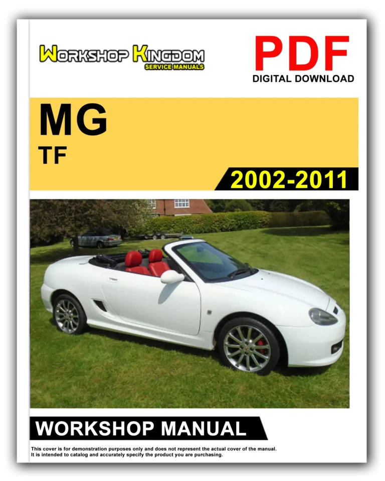 MG TF (2002-2011) Workshop Repair Service Manual – English – PDF Download