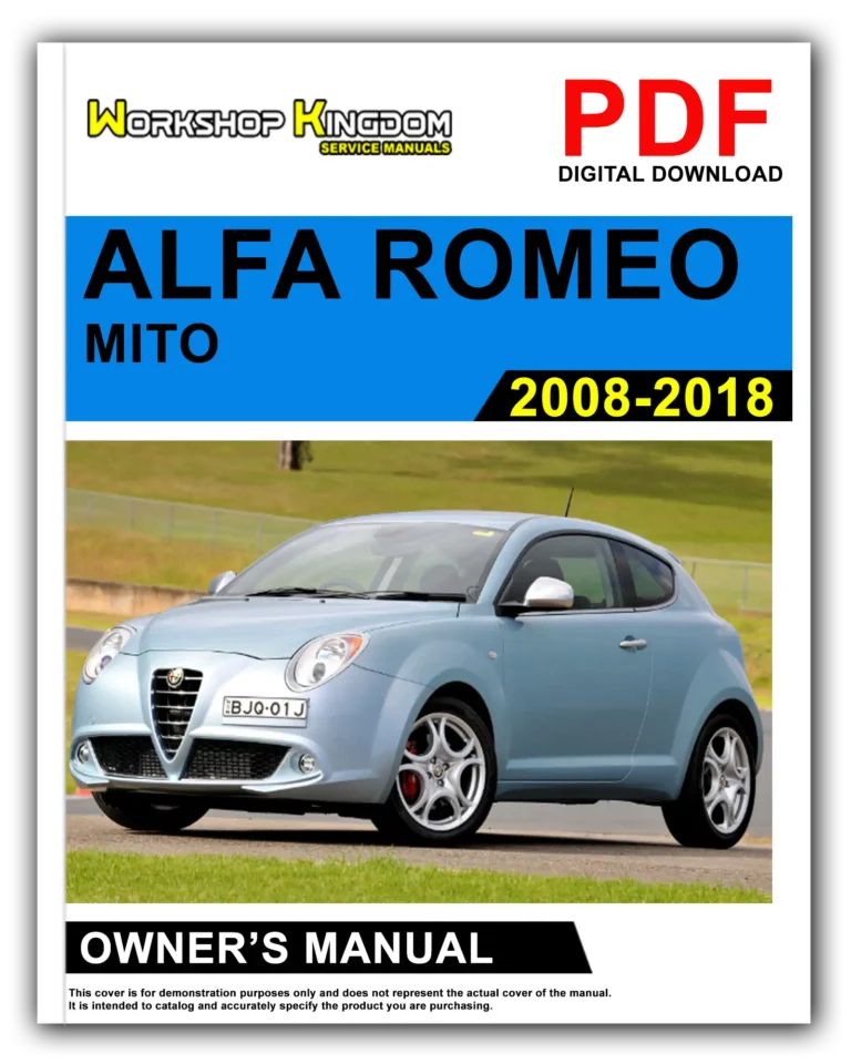 ALFA ROMEO MITO (2008-2018) Owner’s Manual – English – PDF Download