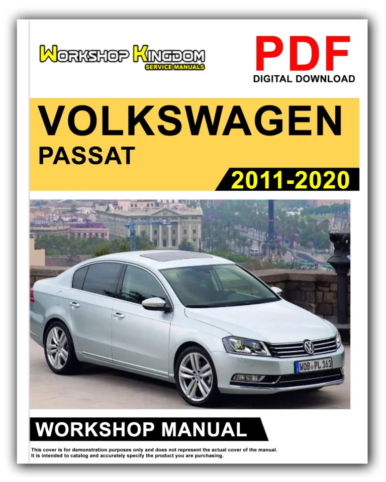 VOLKSWAGEN PASSAT (2011-2020) Workshop Repair Service Manual – English – PDF Download