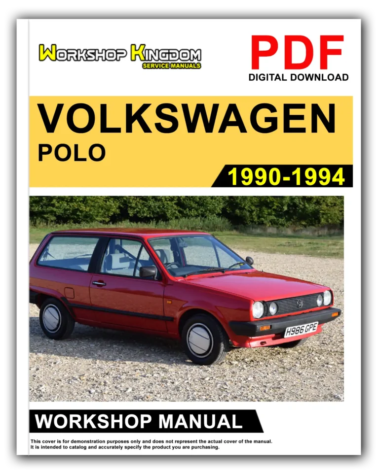 VOLKSWAGEN POLO (1990-1994) Workshop Repair Service Manual – English – PDF Download