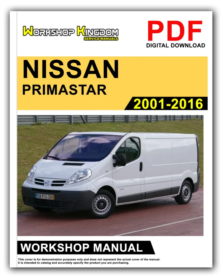 NISSAN PRIMASTAR (2001-2016) Workshop Repair Service Manual – English – PDF Download