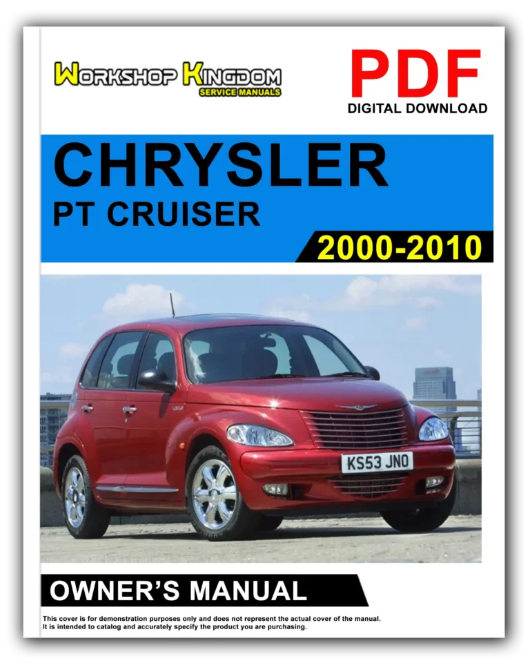 CHRYSLER PT CRUISER (2000-2010) Owner’s Manual – English – PDF Download