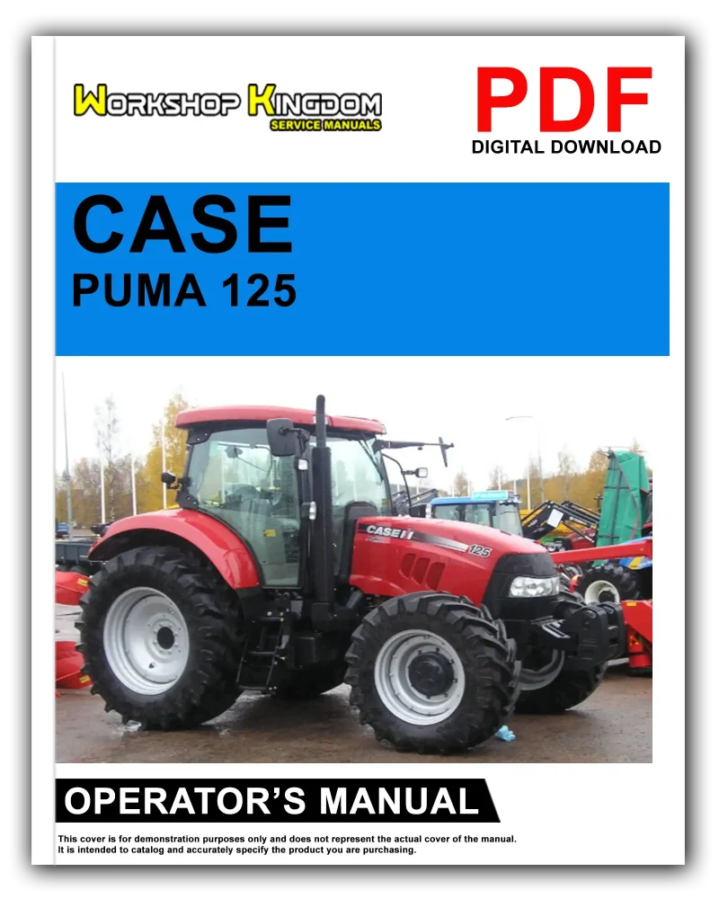 CASE PUMA 125 140 155 Operator's Manual