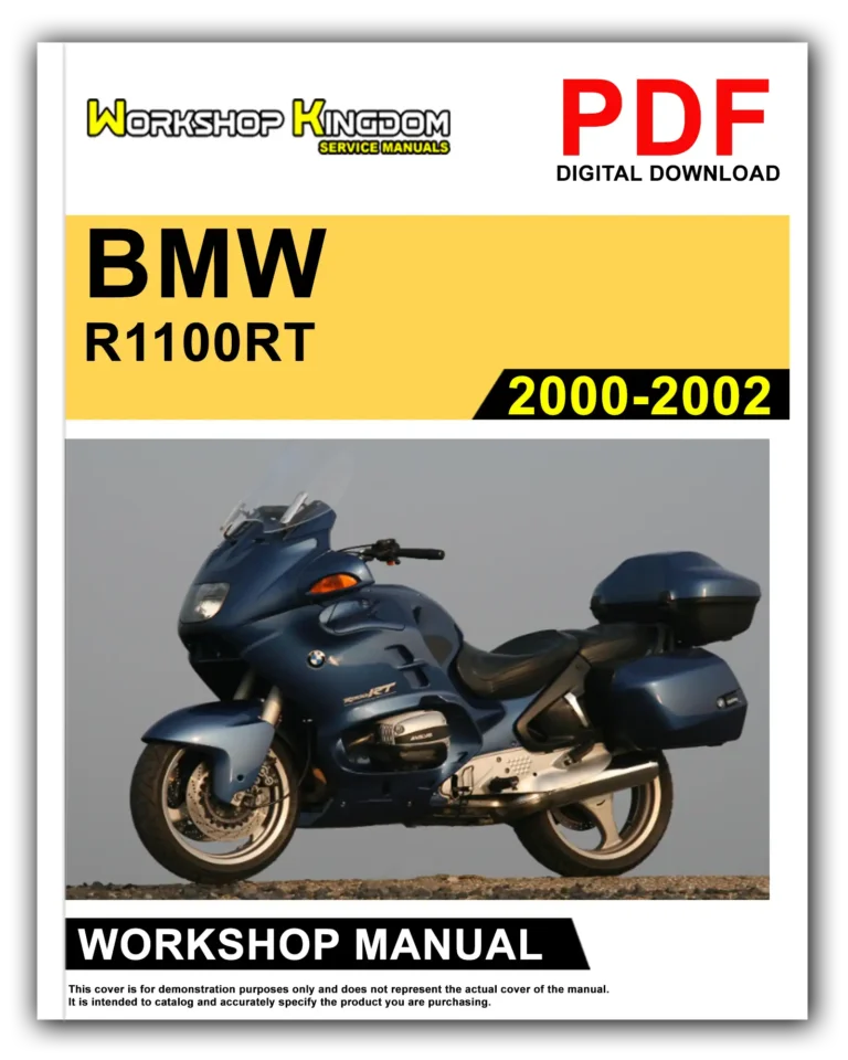 BMW R1100 RT RS R850 1100 GS R (2000-2002) Workshop Repair Service Manual – English – PDF Download