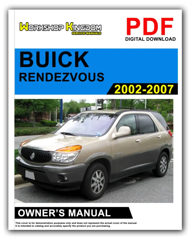 BUICK RENDEZVOUS (2002-2007) Owner’s Manual – English – PDF Download
