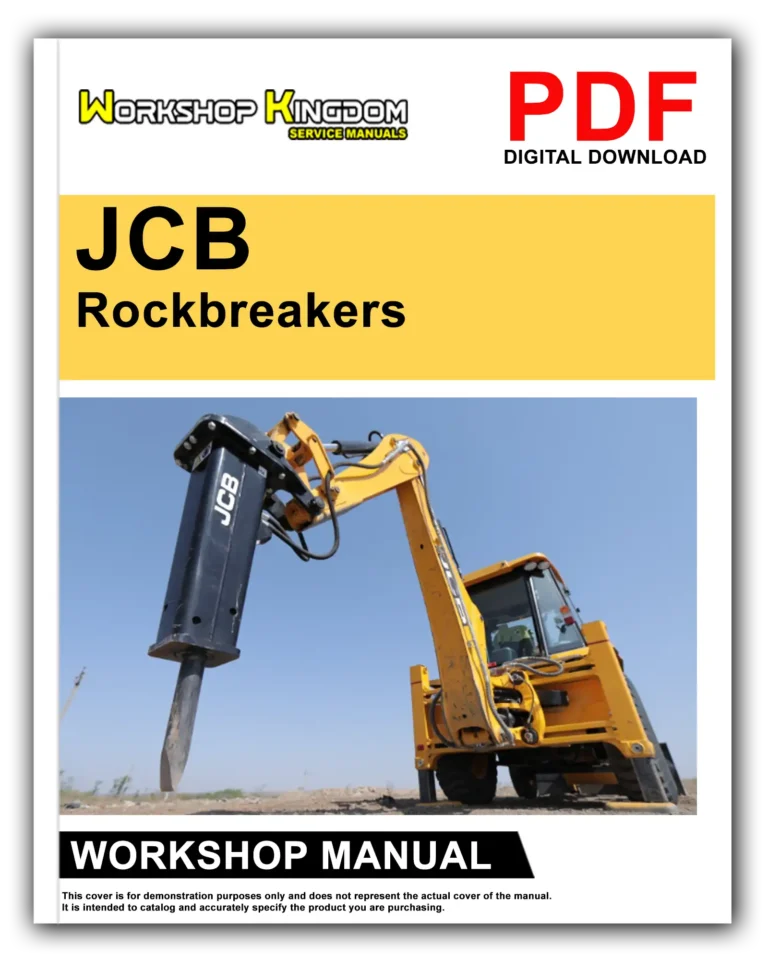 JCB HAMMERMASTER ROCKBREAKER 60-110 70 100-115 160-960 570-770 550 850 1050 1150 1350 1450 1750 2350 2950 3850 3950 Workshop Repair Service Manual – English – PDF Download